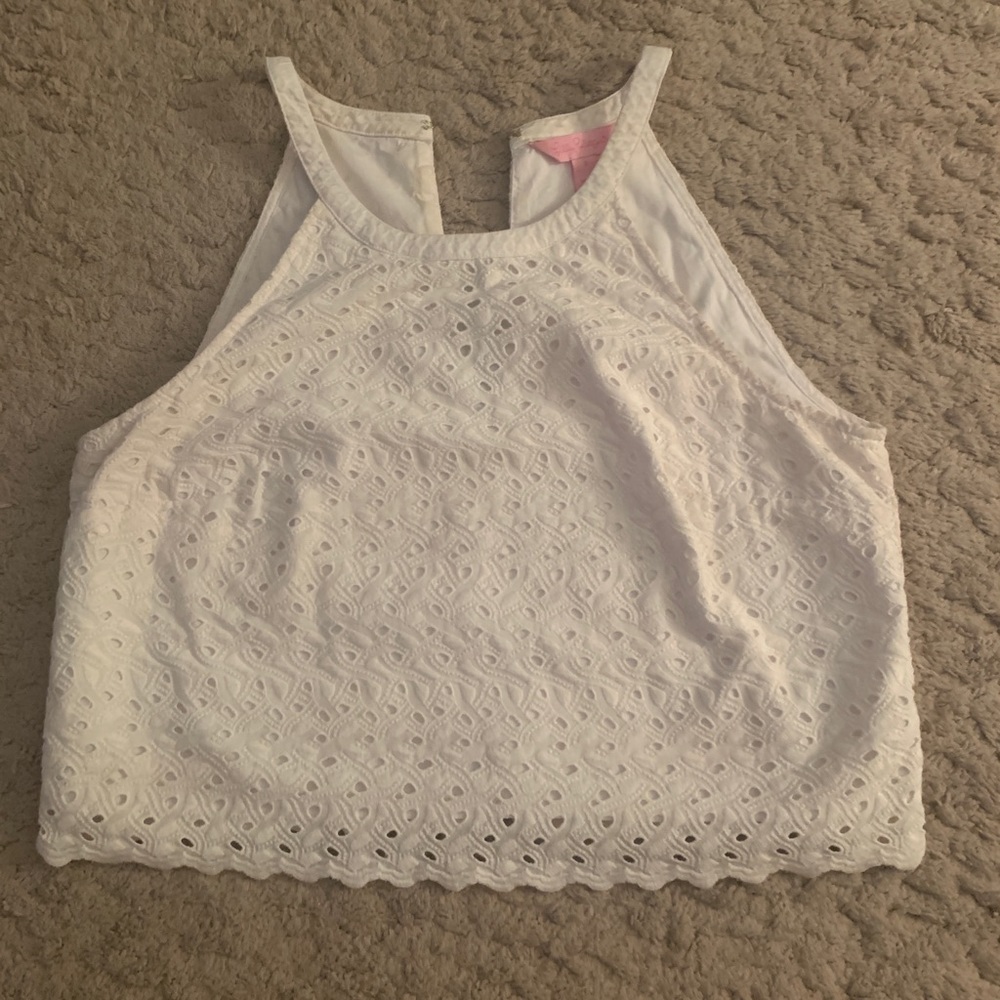 White Crop Top